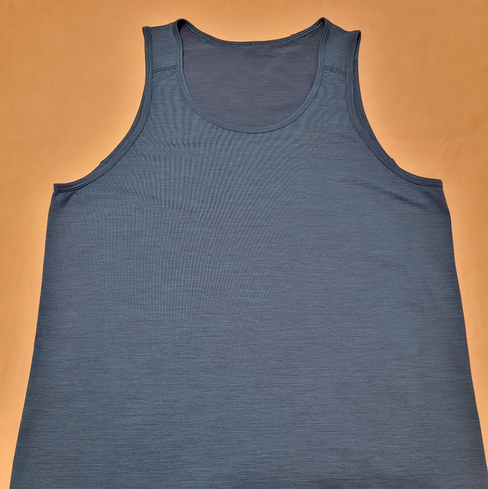 Lululemon Mens Metal Vent Tech Tank Top - Size Large - Blue